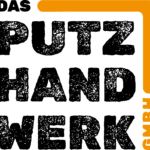 Putzhandwerk Logo schwarz orange